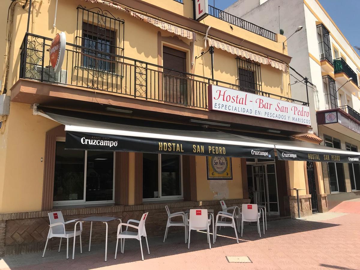 Hostal Bar San Pedro Mairena De Alcor Exteriör bild
